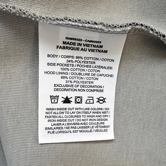 Nike | NSW Tech Fleece Digital Snow Camo Hoodie | Light Smoke Grey Black | S - Picture 5 of 6